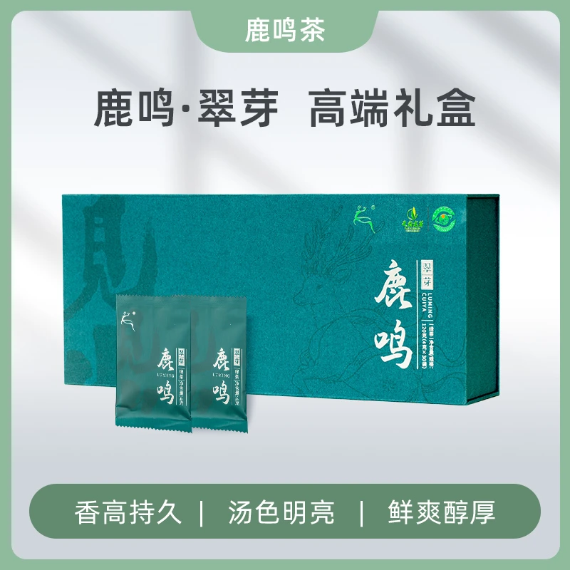 绿茶 鹿鸣·翠芽120g （4g*30袋）