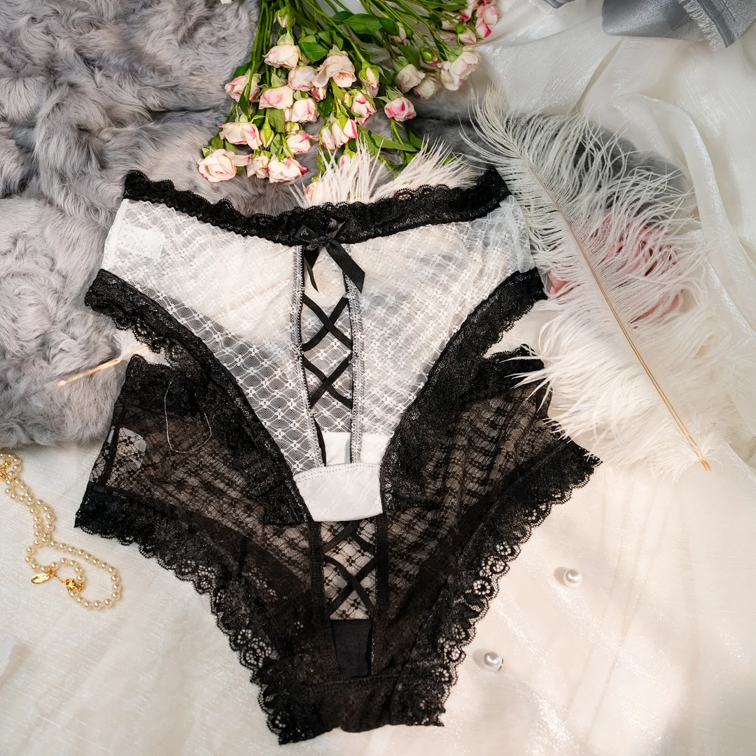 荼蘼【120-220斤】大码女士内裤韩版性感薄款透气高弹亲肤无痕2365