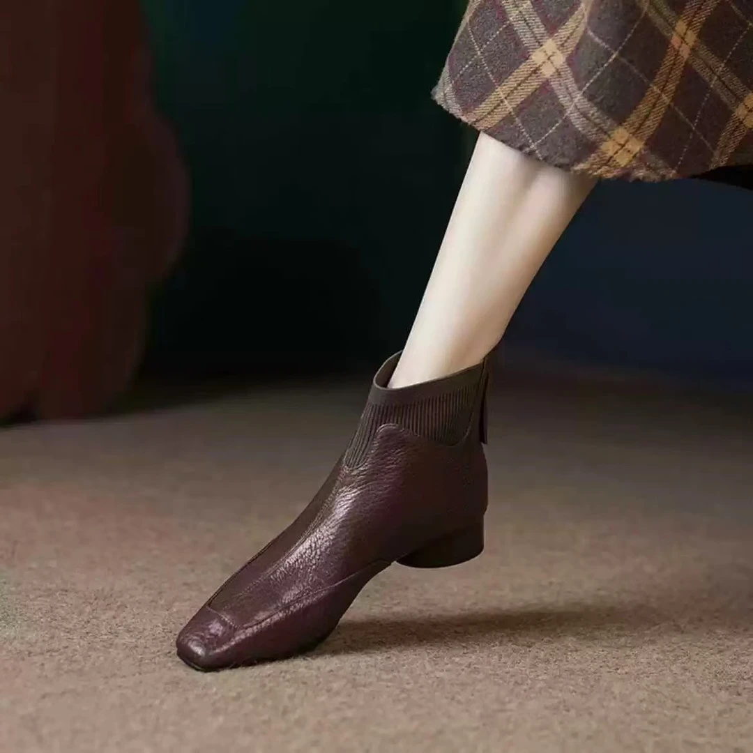 【1001-2000】成都手工女鞋 冬季真皮时尚女鞋按主播编号拍