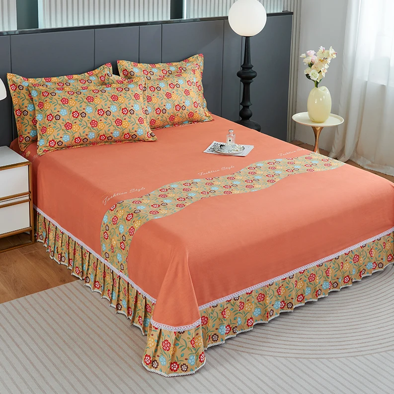 加厚床裙床罩轻奢高档床单2025韩版公主风防尘保护床裙罩四季通用