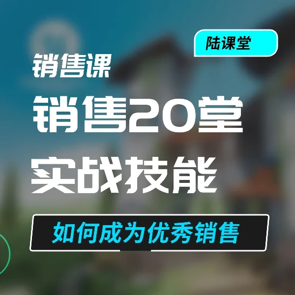 销售实战技能课：成为优秀销售的20堂实战技能课