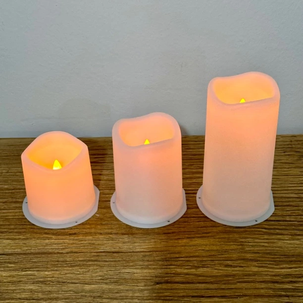 电子仿真蜡烛灯婚庆假蜡烛浪漫摆件生日节假日造景店铺装饰电池款