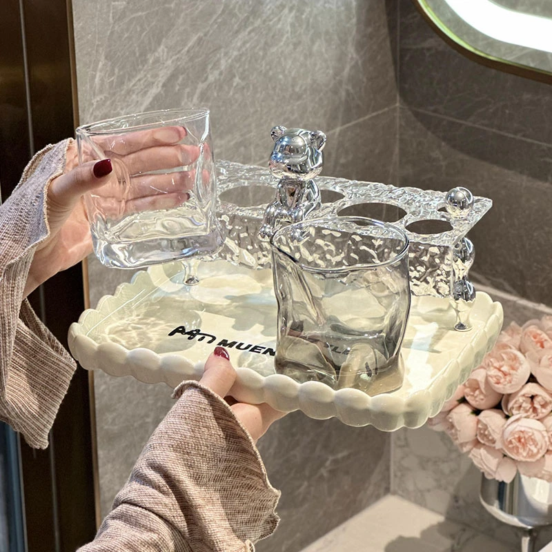 高颜值牙刷置物架家用浴室漱口杯刷牙洗漱杯收纳套装新款情侣杯子