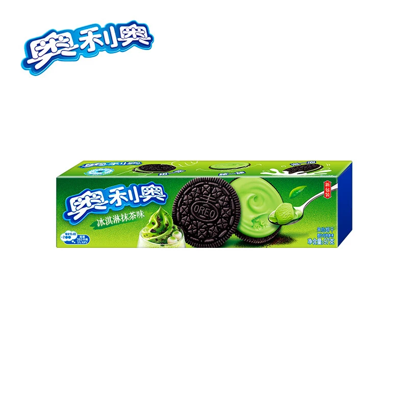 奥利奥（Oreo）夹心饼干冰淇淋抹茶味97g办公室下午茶早餐 休闲零食