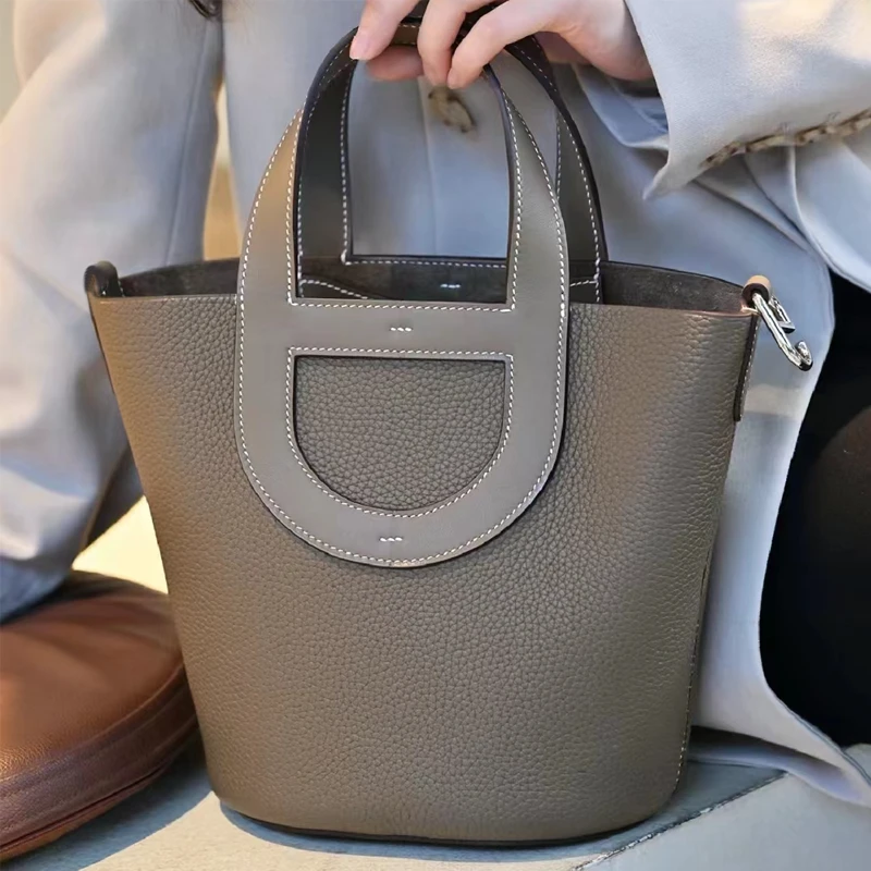 【猪鼻子】DA牌TC头层牛皮女包大容量时尚轻奢真皮经典BB-0005