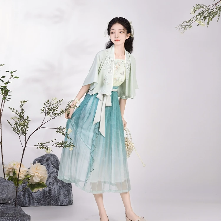 清水溪【知夏】宋制汉服女款夏季中国风汉元素古风仙气春夏日常百搭