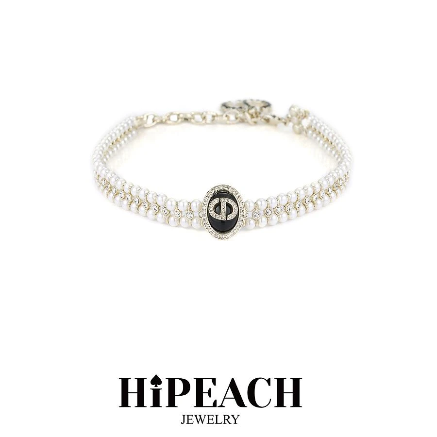 铜合金仿珍珠项链 【佳佳专属】气质珠珠颈链HTC0091