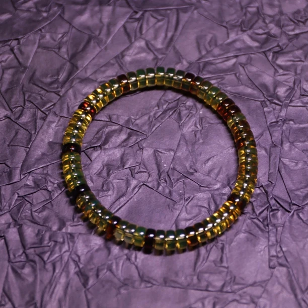 Mr芍文玩-净水红蓝珀手串-6m-手围15-16