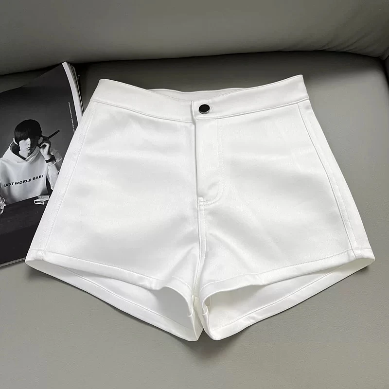岳岳｜【白蜜桃】韩版气质简约百搭显瘦短裤100429