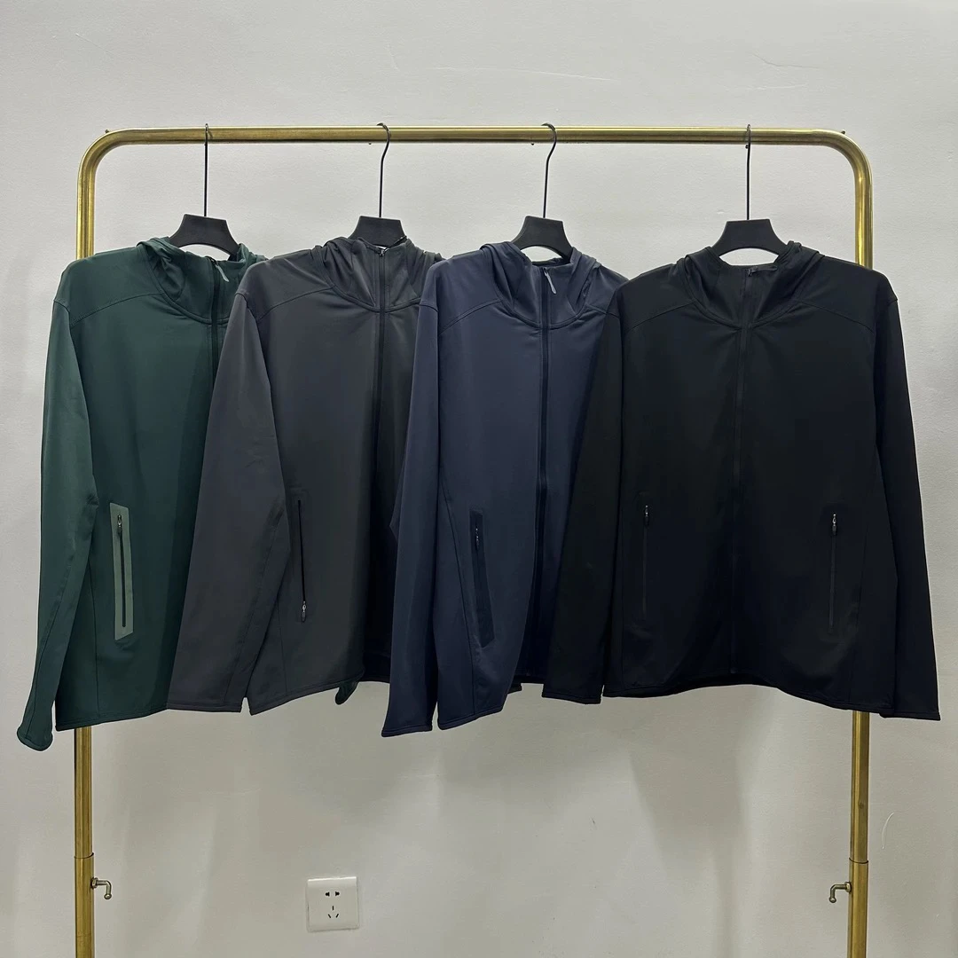 户外全拉链运动保连帽暖打底衫通勤运动休闲加绒上衣