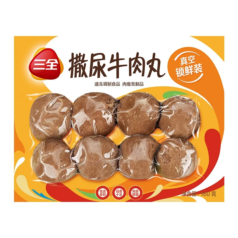三全真空装撒尿牛肉丸160g/包
