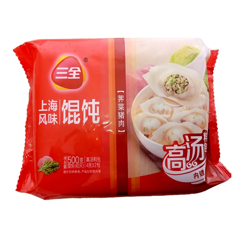 三全上海风荠菜猪肉馄饨 500g/袋