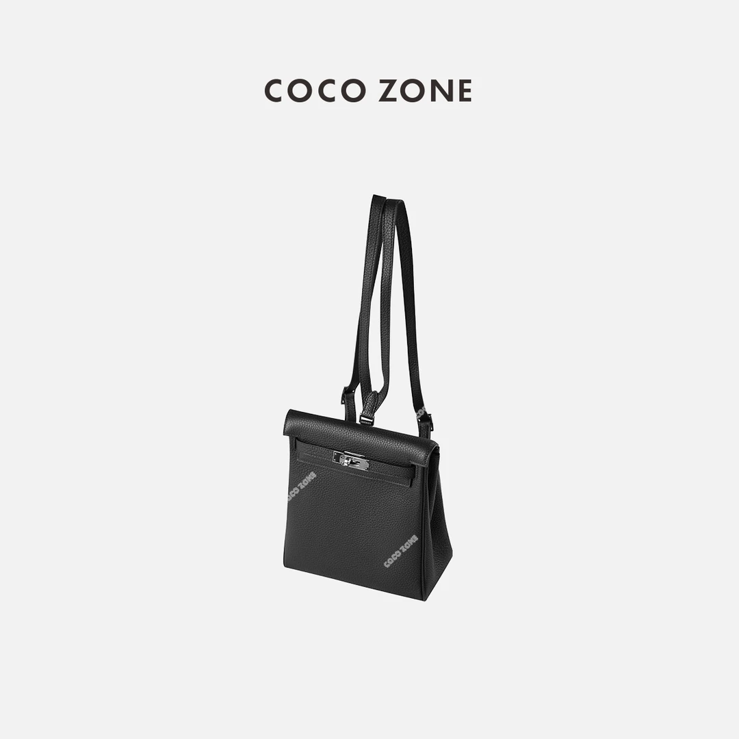 COCO ZONE 刘一一 高级感时尚双肩包质感斜挎通勤包 23C29392