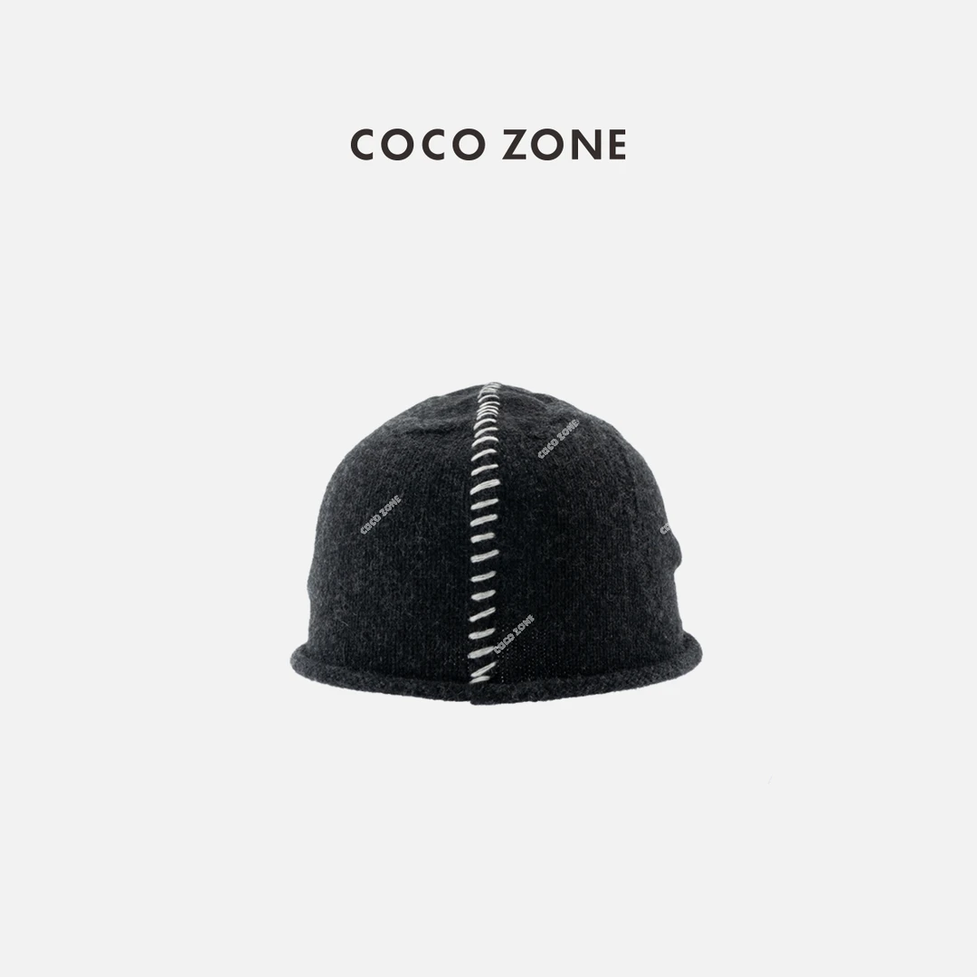 COCO ZONE 刘一一高级感简约百搭冷帽时尚通勤风堆堆帽CC2C2009
