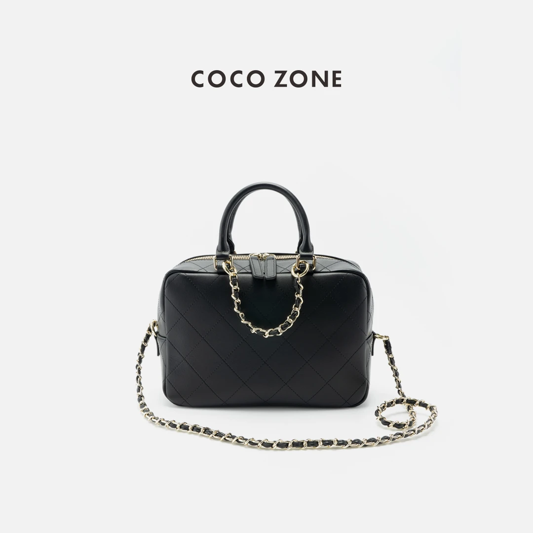 COCO ZONE 刘一一 高级感大容量百搭通勤女士斜跨手提包 CC2C1876