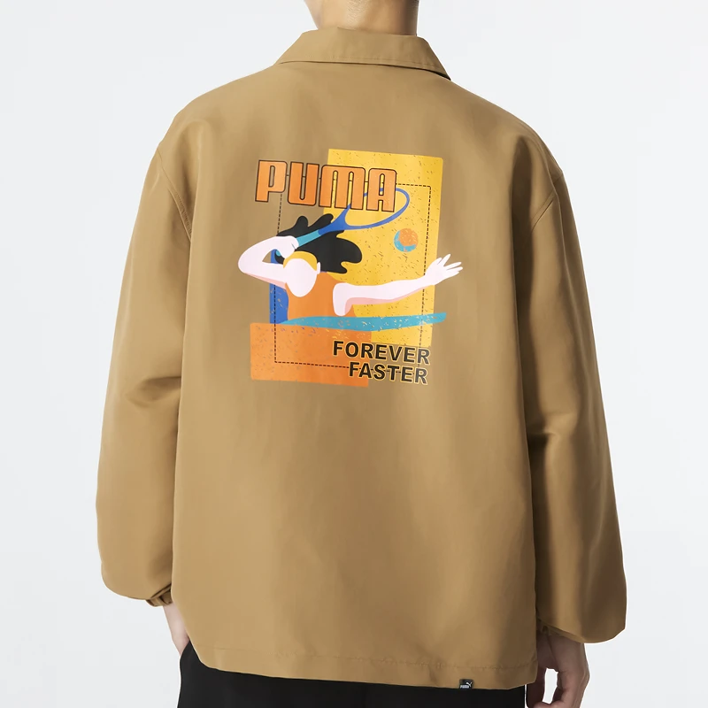 PUMA彪马官方男装女装潮流运动宽松版型梭织外套673601