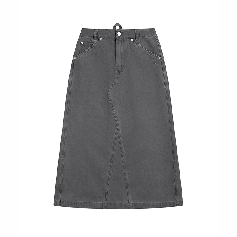 PUMA彪马官方黑标女装2024新款运动裙休闲长裙629609