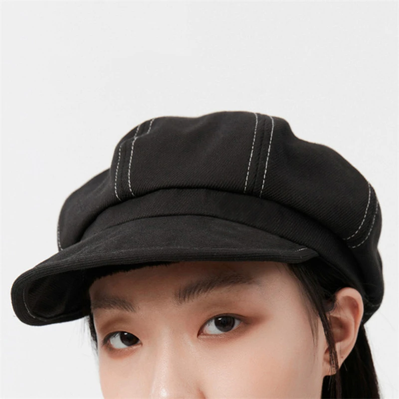 L365联名百搭报童帽 鸟撤柜女装  正品剪牌青仓