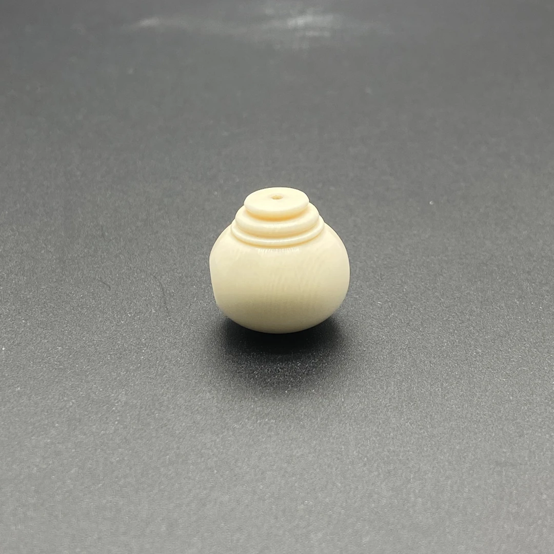 AA74天然猛犸牙 一体三通