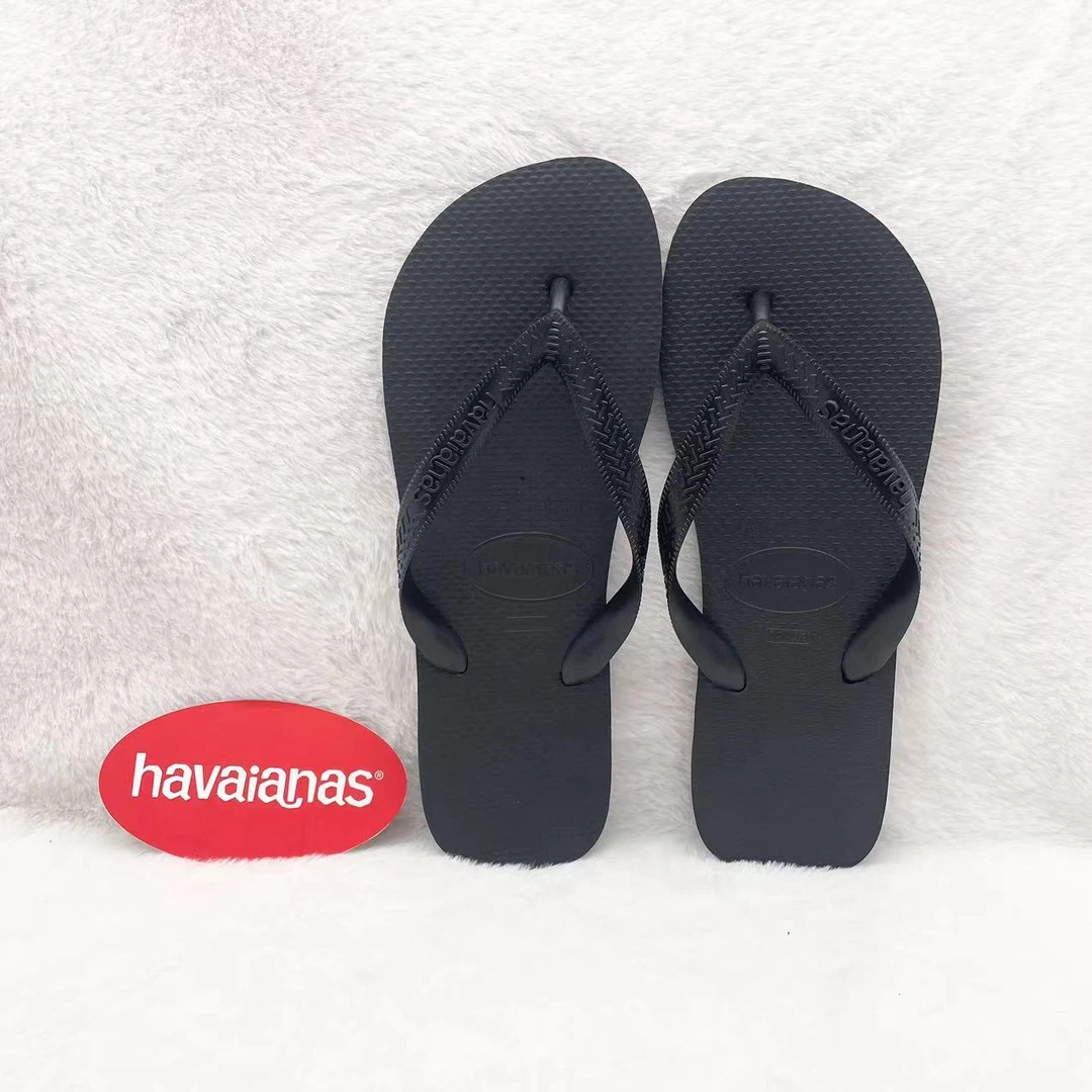 havaianas人字拖男top纯色夏季橡胶防滑耐磨中性沙滩休闲时尚拖鞋