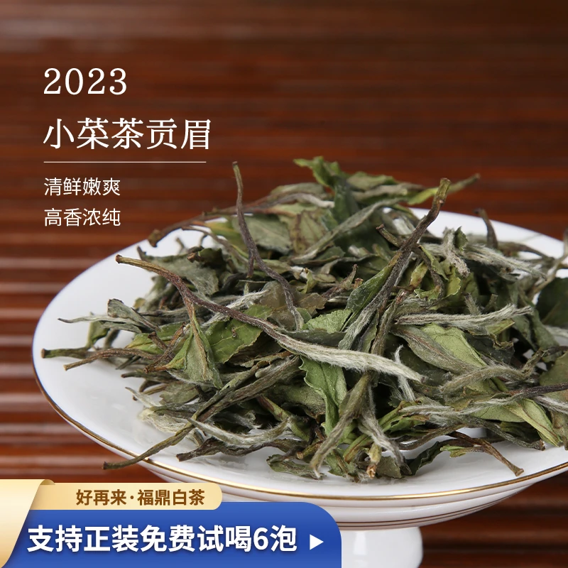 【直播间专属价】2023年小菜茶贡眉250g福鼎白茶浓郁花香清甜高山
