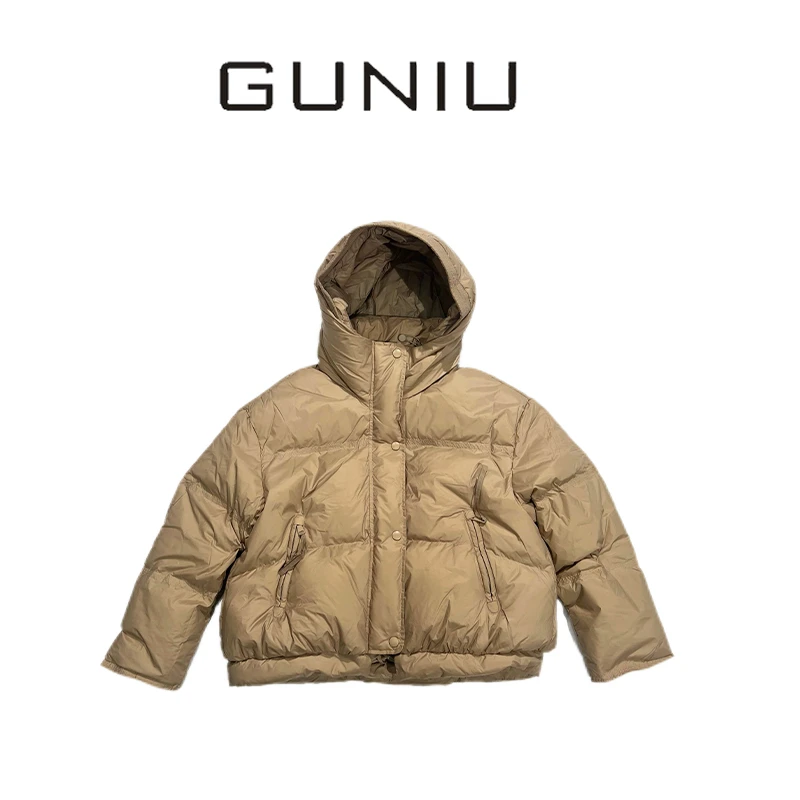 连帽蓬松保暖休闲外套