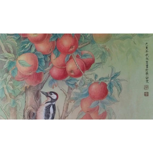 《守护平安》全套共11讲 陈松岩原创工笔作品