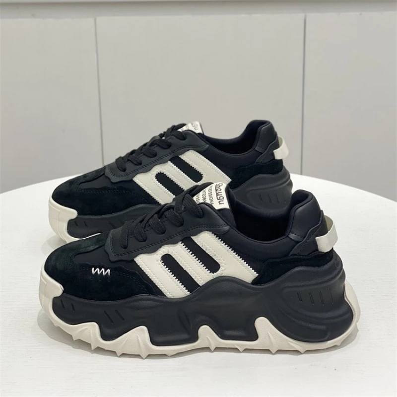 厚底老爹鞋女秋季轻便百搭休闲板鞋增高显脚小运动鞋网红G-3