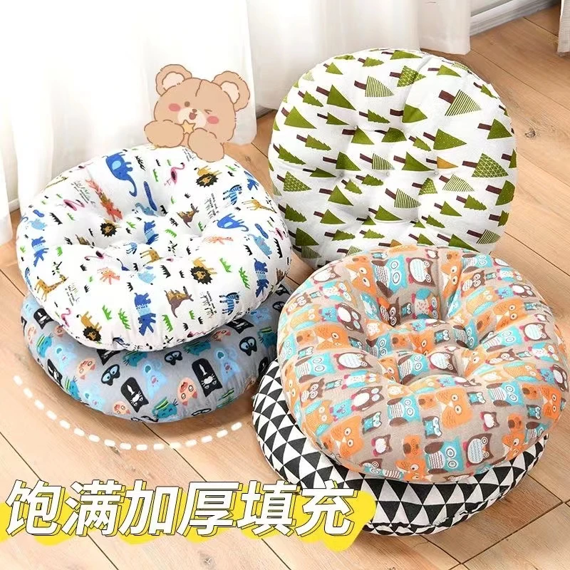坐垫懒人办公室榻榻米学生地上卧室打坐垫子屁垫蒲团通用圆形凳子