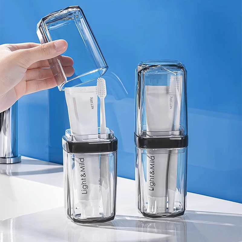 deHub旅行漱口杯刷牙杯牙具收纳盒洗漱套装牙桶便携牙膏牙刷盒