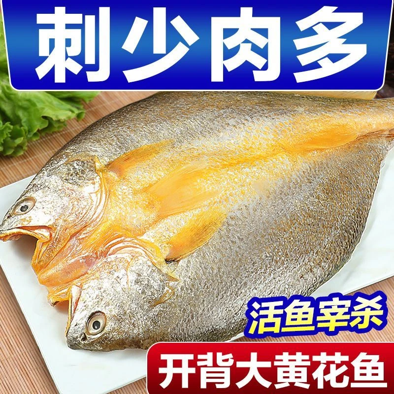 福建宁德霞浦黄鱼鲞免杀免调味料每条300克买五条送两条【七条】