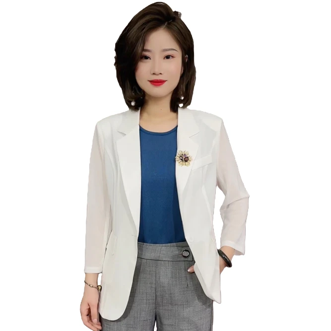 【轻奢防晒西服】防晒西装177#设计感显瘦百搭四面弹百搭款防晒