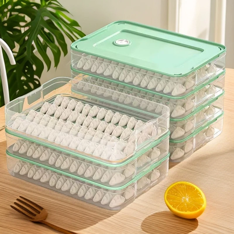 【新疆西藏包邮】饺子盒冰箱收纳盒家用冰箱收纳防粘速冻馄饨速冻盒