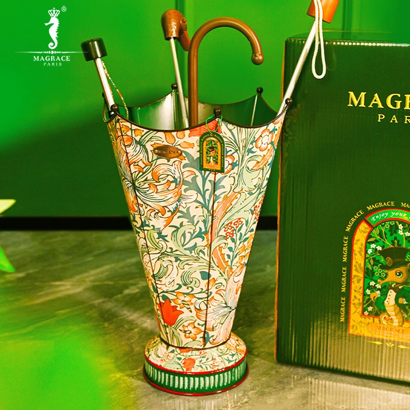 法国MAGRACE复古创意雨伞收纳桶4款家用客厅雨伞收纳用具