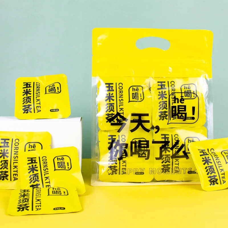 独立茶包甄选玉米须茶泡水喝熬夜喝养生苦荞玉米胚芽自律打卡