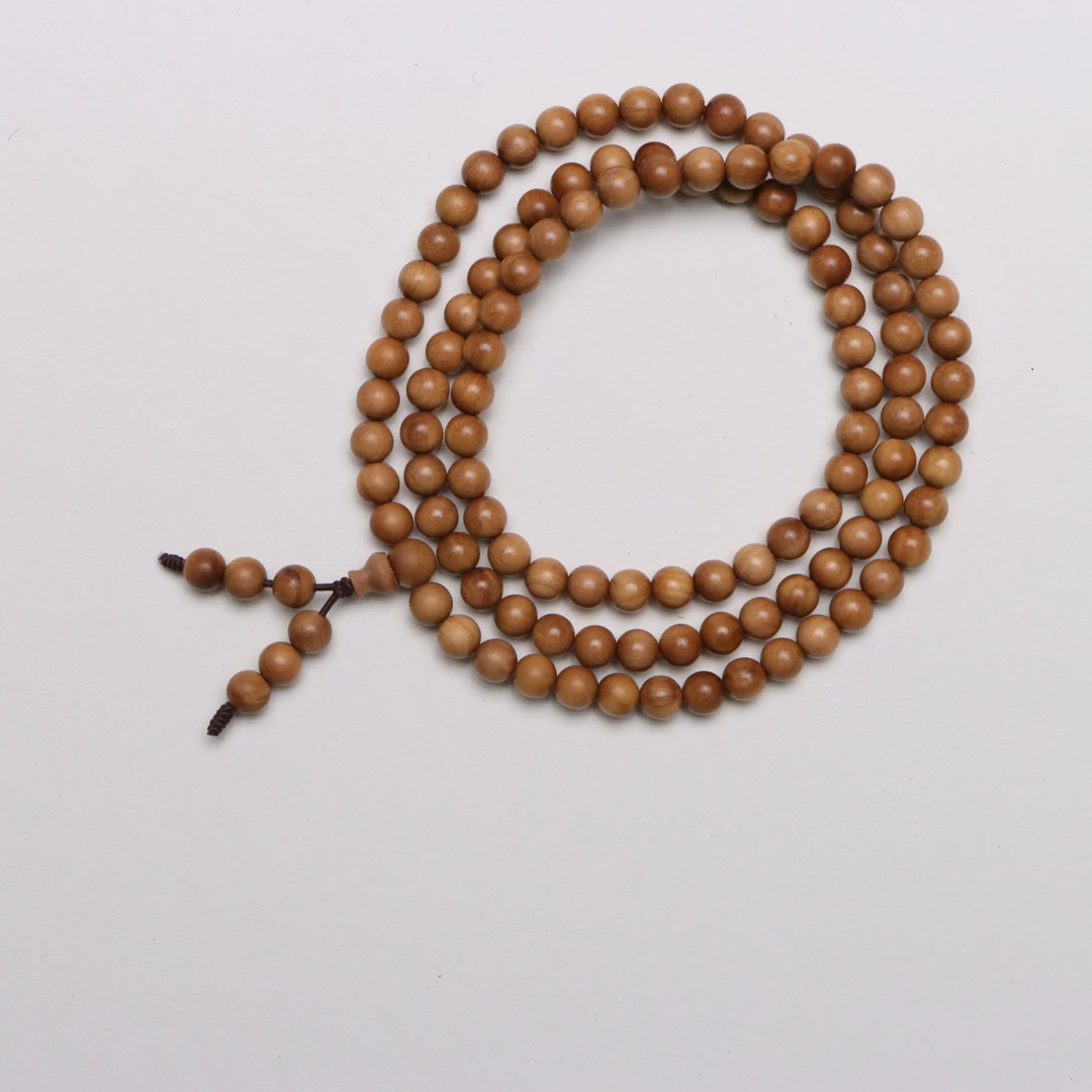 6/108（女款）底色不干净 印度老山檀香手串FL 毛润出品