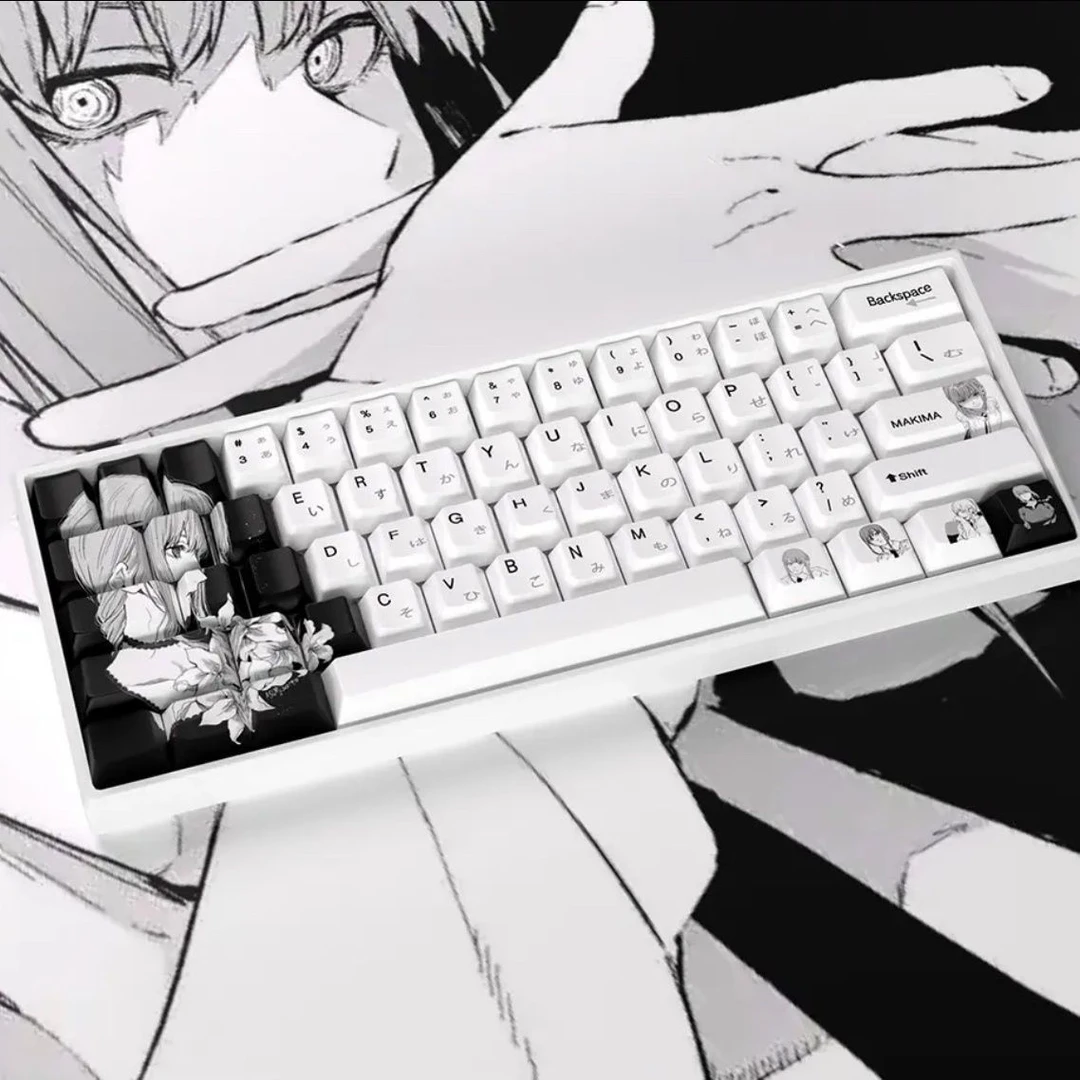 【玛奇玛】键帽原厂高度pbt材质热升华二次元个性电锯人动漫键帽