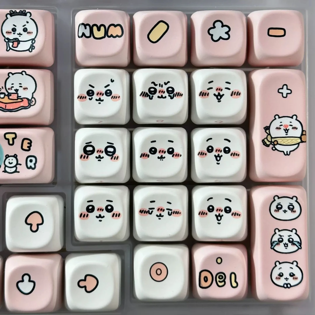 【吉伊】键帽MOA高度pbt材质五面热升华chiikawa可爱卡通个性键帽