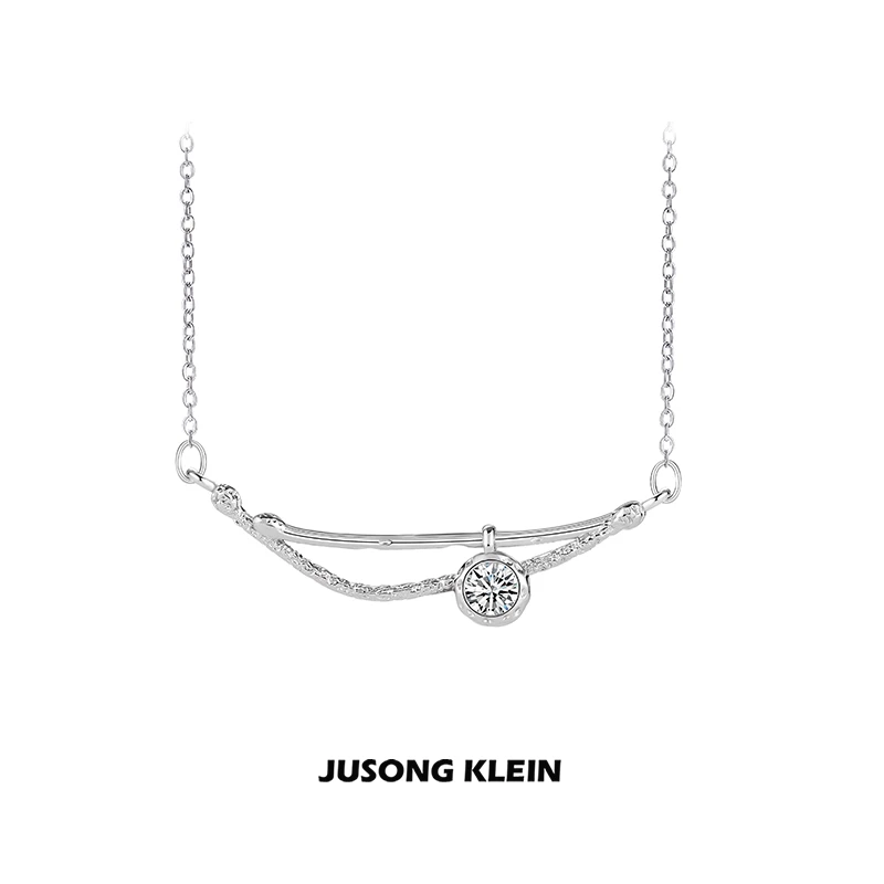 Jusong klein 钛钢项链 时髦好物几何项链女温柔轻奢简约锁骨链
