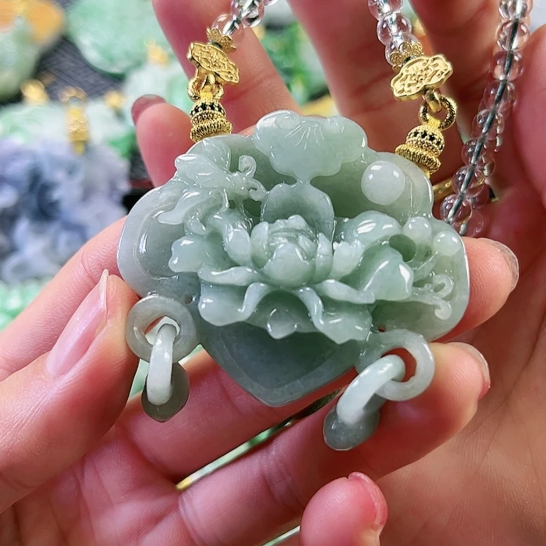 【闪购商品】翡翠颈饰未镶嵌挂件