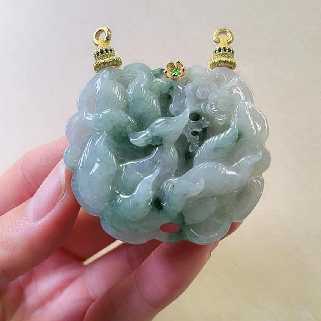 【闪购商品】翡翠颈饰未镶嵌挂件