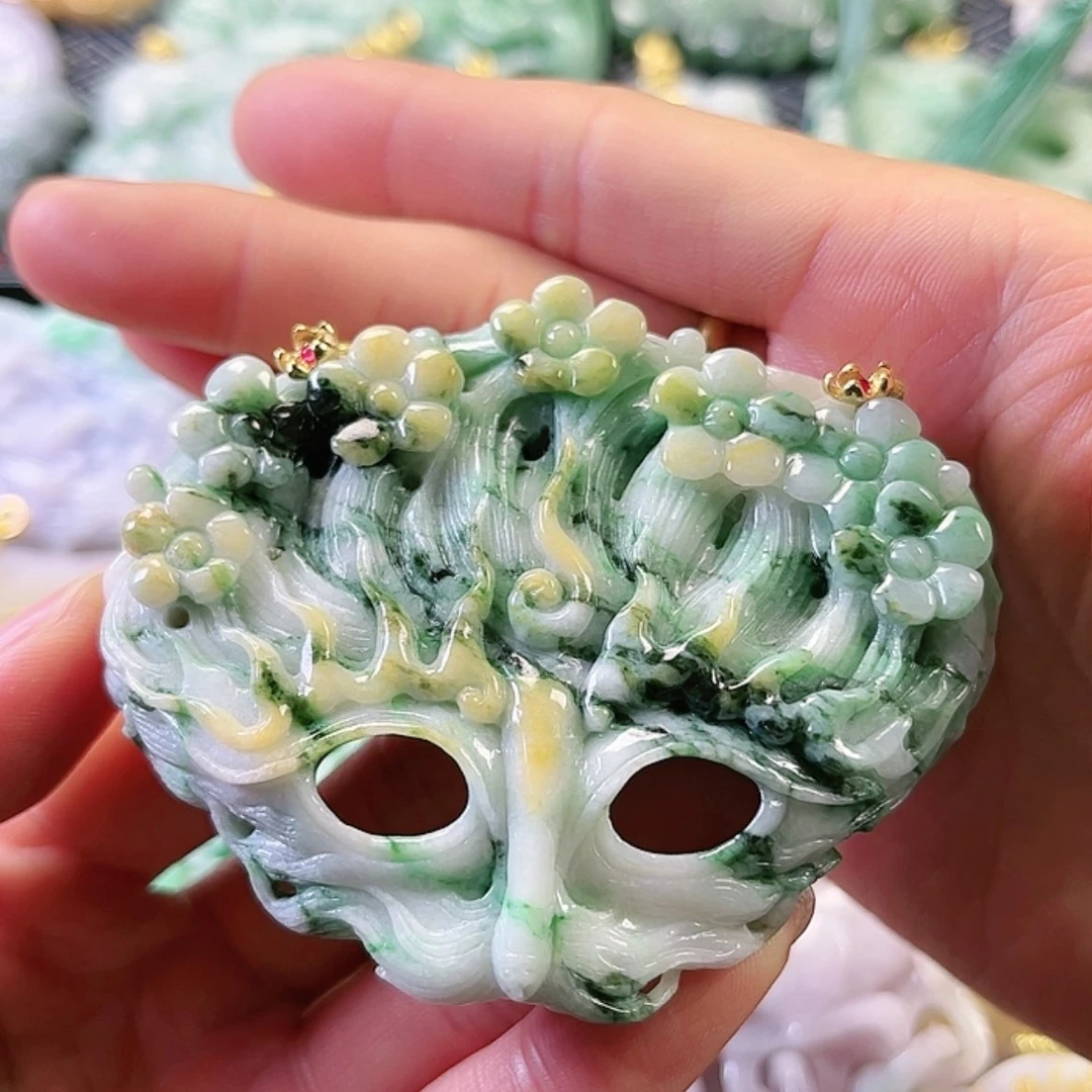 【闪购商品】翡翠颈饰未镶嵌挂件