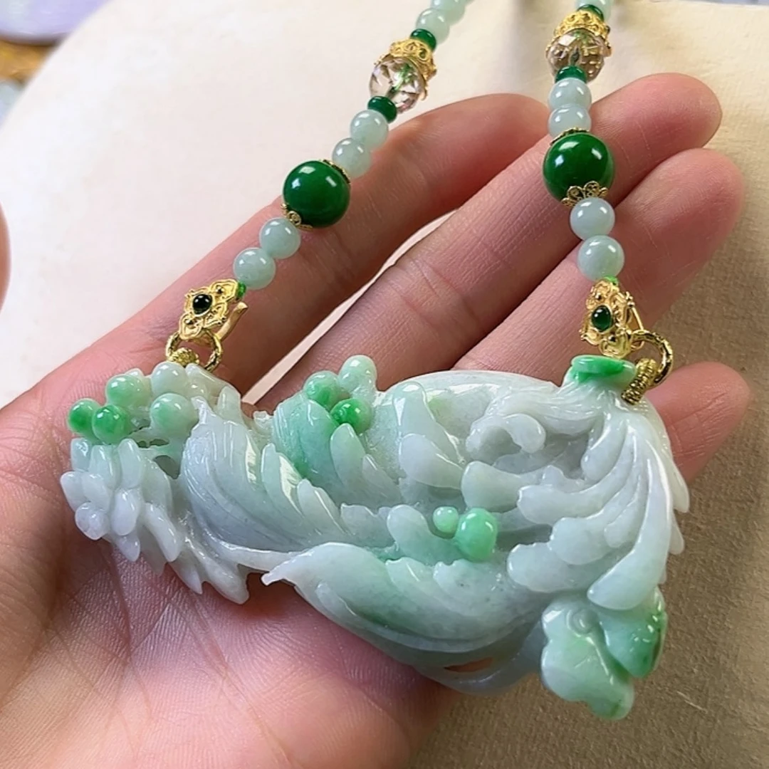 【闪购商品】翡翠颈饰未镶嵌挂件
