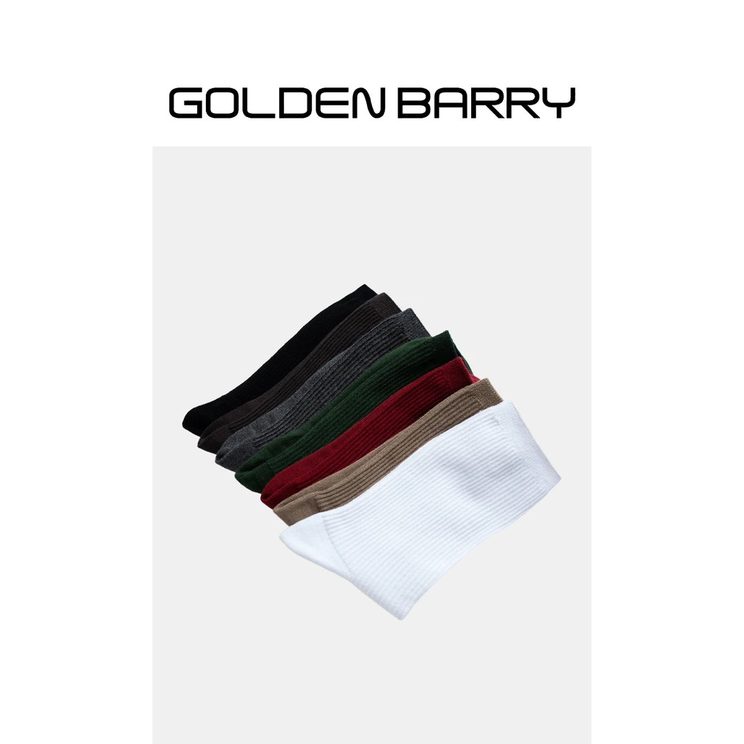 GOLDENBARRY|662101舒适百搭好穿（7双）色彩袜子