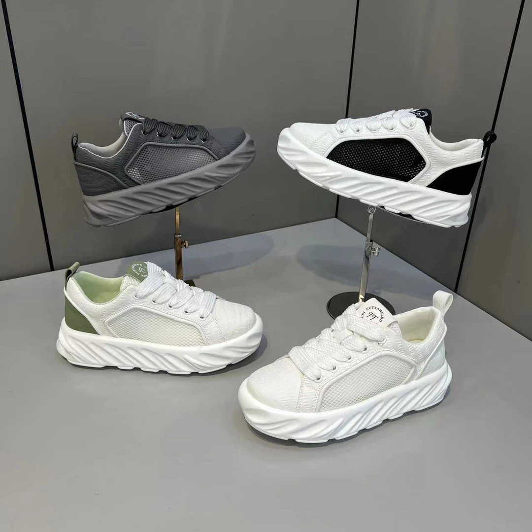 2024夏季新款TT男士时尚轻奢透网百搭舒适时尚潮流小众设计休闲鞋