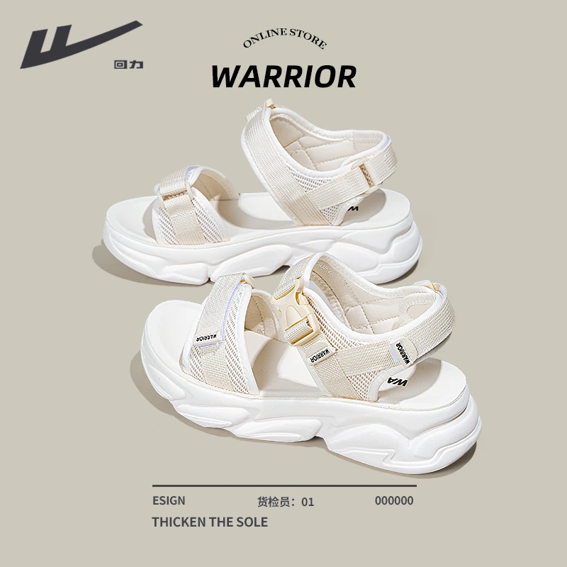 回力运动凉鞋女款2025新款夏季外穿上班软底不累脚女士厚底沙滩鞋