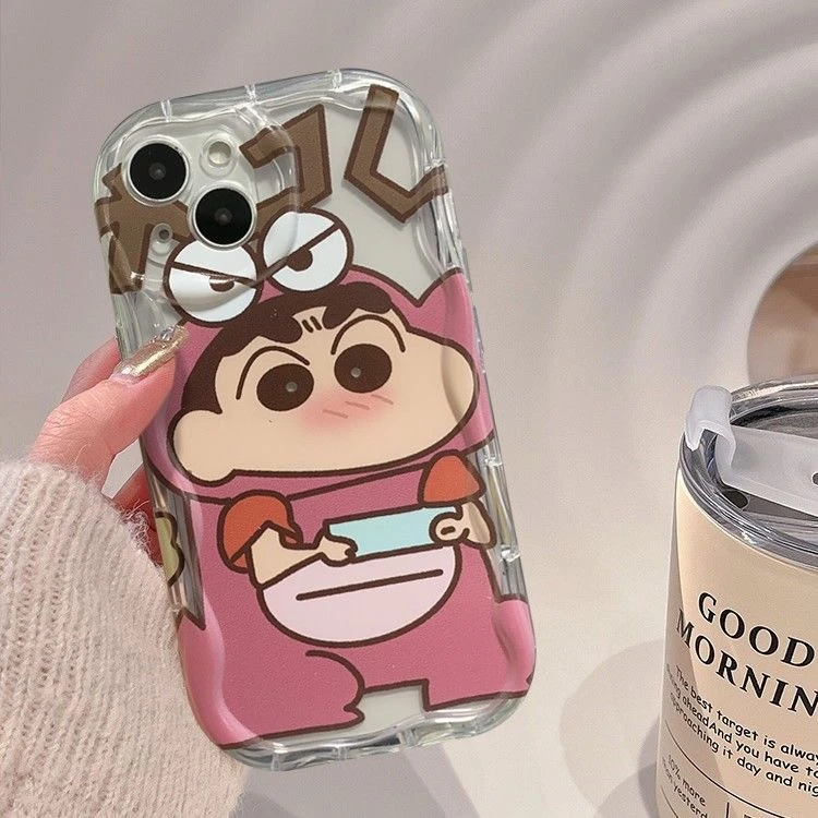高级爆款奶油壳睡衣蜡笔小新苹果/华为/OPPO/vivo/小米手机壳软