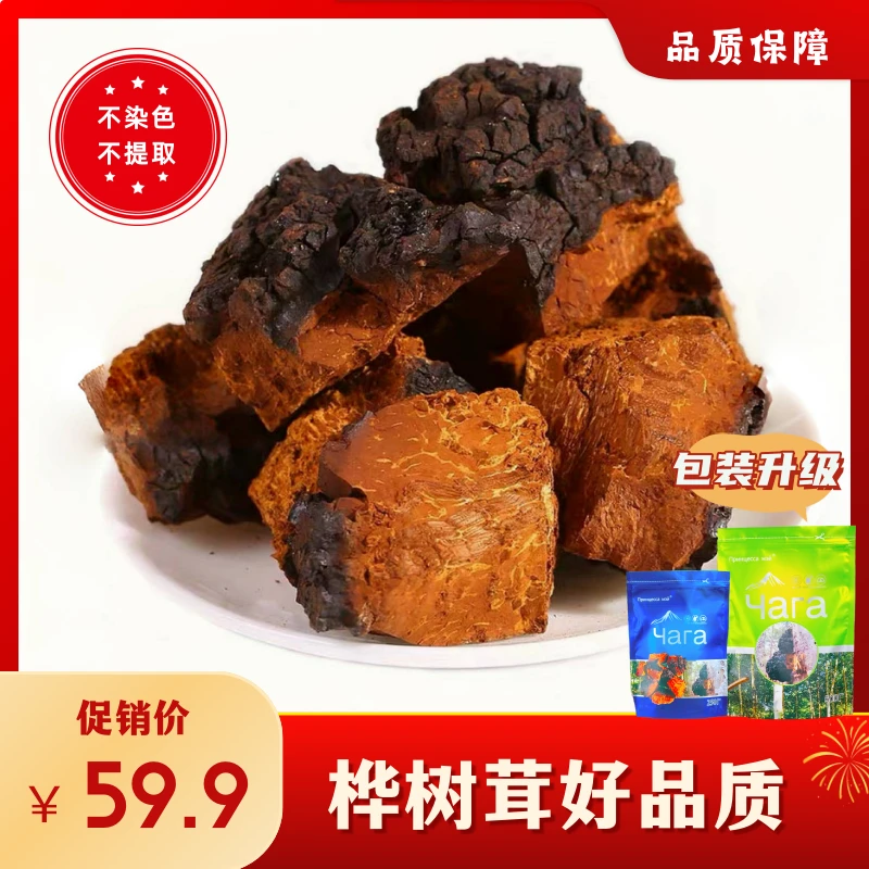 中俄边境桦树茸包邮白桦茸煮水喝特别好  包邮