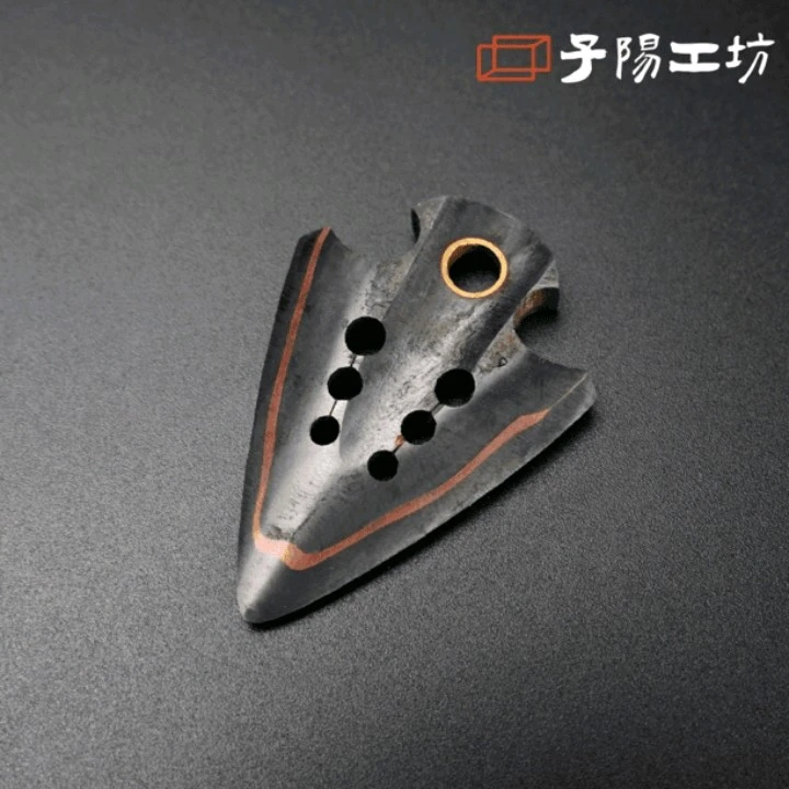 1095夹紫铜小箭头造型户外道具