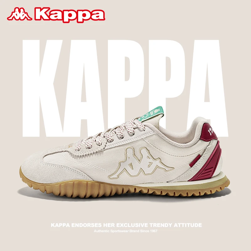 KAPPA德训鞋时尚潮鞋跑步休闲百搭情侣低帮复古休闲鞋K0EY5MM22